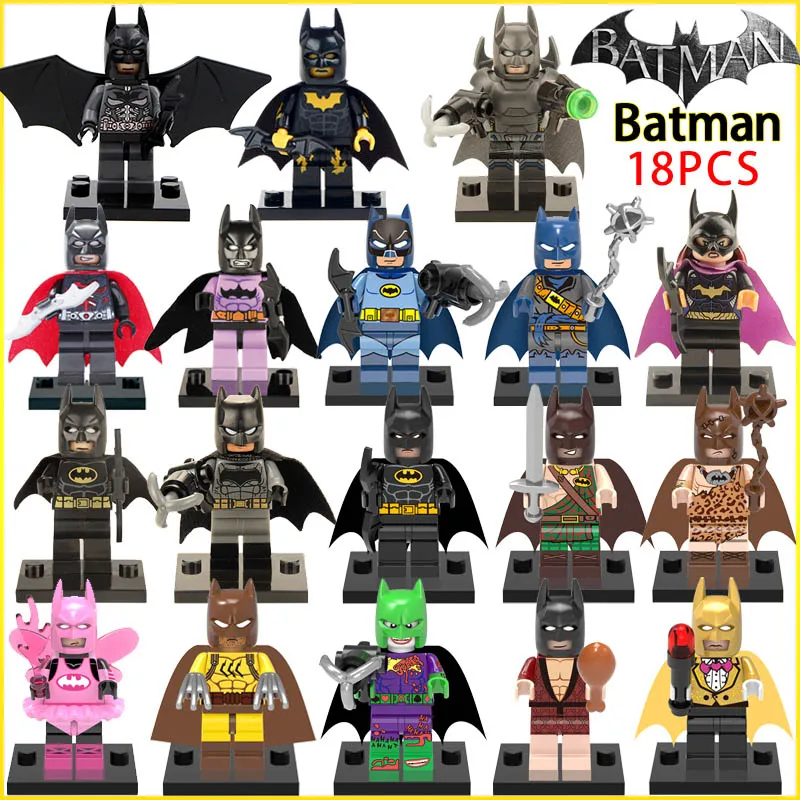 Building Blocks 18pcs/lot Batman Fairy Tartan Pajamas Joker Batman for Children's Toys Compatible with Classic Action s
Building Blocks 18pcs/lot Batman Fairy Tartan Pajamas Joker Batman for Children's Toys Compatible with Classic Action s