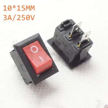 100pcs Red Push Button Switch 3A 250V KCD11 2Pin Snap-in On/Off Rocker Switch 10MM*15MM RED
100pcs Red Push Button Switch 3A 250V KCD11 2Pin Snap-in On/Off Rocker Switch 10MM*15MM RED