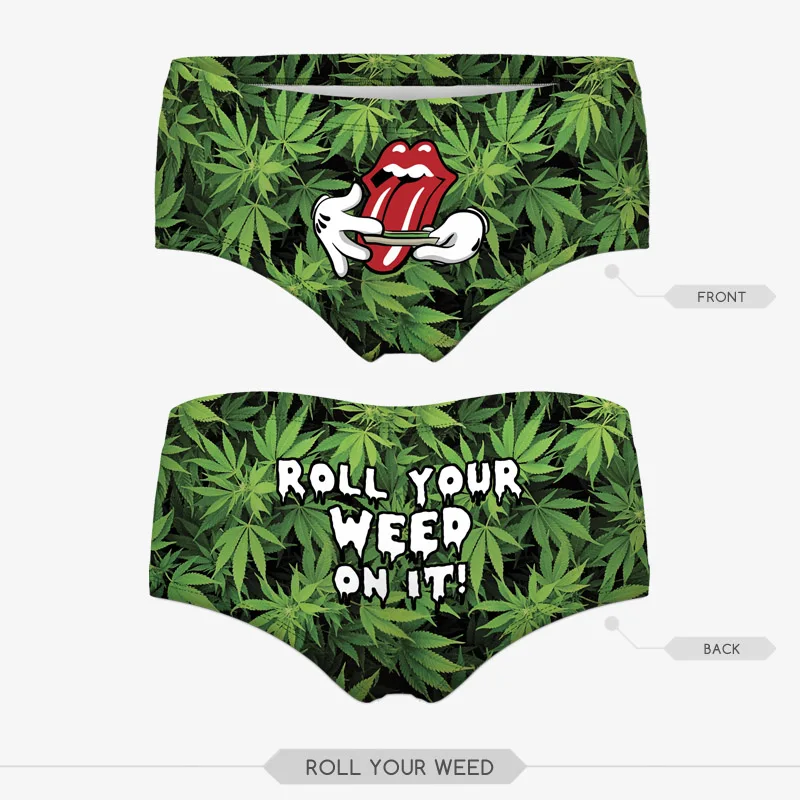 2017 fashion 3D Printing Green leaves Sexy Women's Briefs Thong Bragas Culotte Femme Sexy Panties For Women Erotic Party gift
2017 fashion 3D Printing Green leaves Sexy Women's Briefs Thong Bragas Culotte Femme Sexy Panties For Women Erotic Party gift