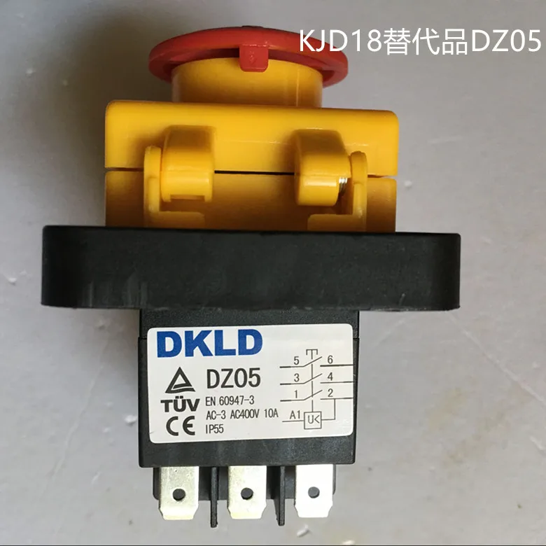 5pcs Switch DZ05 genuine 10A instead of general electromagnetic switch KJD18 with emergency stop cover KEDU three-phase 380V10A
5pcs Switch DZ05 genuine 10A instead of general electromagnetic switch KJD18 with emergency stop cover KEDU three-phase 380V10A