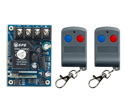 DC12V 24V 36V 48V 10A 1CH RF Remote Control Switch System 2X Transmitter+1X Receiver 1ch relay smart home z-wave window /lamp
DC12V 24V 36V 48V 10A 1CH RF Remote Control Switch System 2X Transmitter+1X Receiver 1ch relay smart home z-wave window /lamp