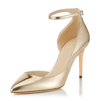 Plus Size 34-46 2020 New Fashion High Heels Women Pumps Thin Heel Classic Gold Ankle Strap Sexy Prom Wedding Shoes TL-A0081
Plus Size 34-46 2020 New Fashion High Heels Women Pumps Thin Heel Classic Gold Ankle Strap Sexy Prom Wedding Shoes TL-A0081
