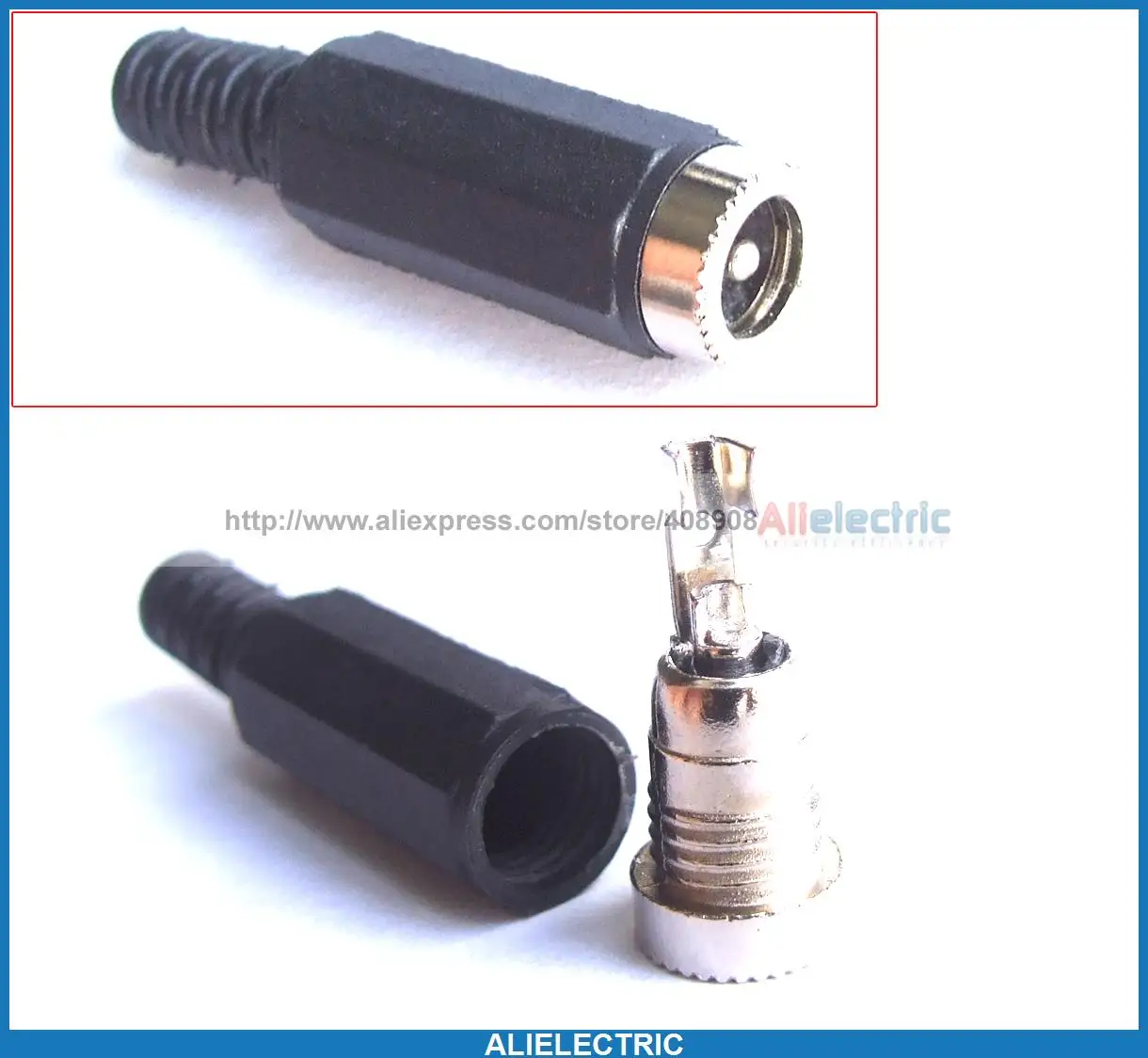 200pcs 10mm x 5.5 x 2.1mm DC Socket DC Power Cable Female Plug Charger Connector
200pcs 10mm x 5.5 x 2.1mm DC Socket DC Power Cable Female Plug Charger Connector