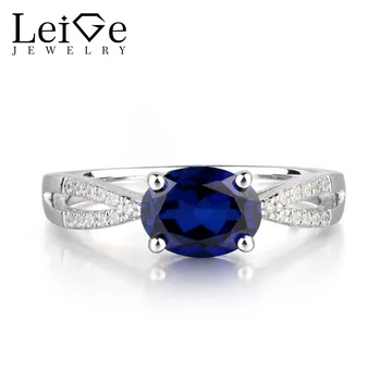 LeiGe Jewelry Lab Sapphire Blue Color Gemstone Oval Shape Prong Setting Engagement Ethnic Rings For Woman September Birthstone
LeiGe Jewelry Lab Sapphire Blue Color Gemstone Oval Shape Prong Setting Engagement Ethnic Rings For Woman September Birthstone
