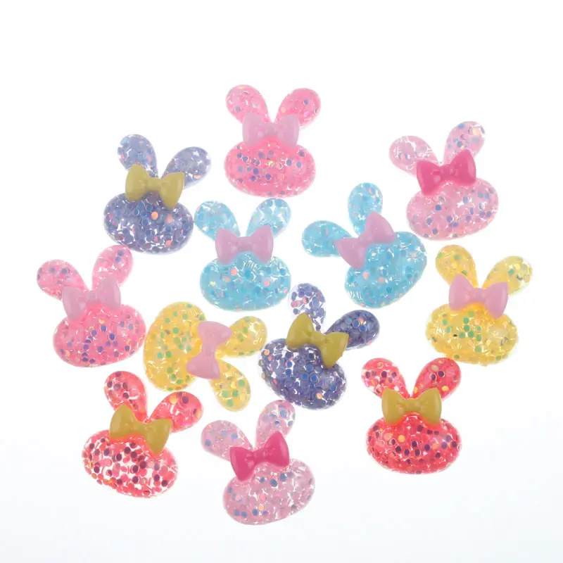 50Pcs Clear Bling Resin Rabbit With Tie Decoration Crafts Flatback Cabochon Embellishments For Scrapbooking Diy Accessories
50Pcs Clear Bling Resin Rabbit With Tie Decoration Crafts Flatback Cabochon Embellishments For Scrapbooking Diy Accessories
