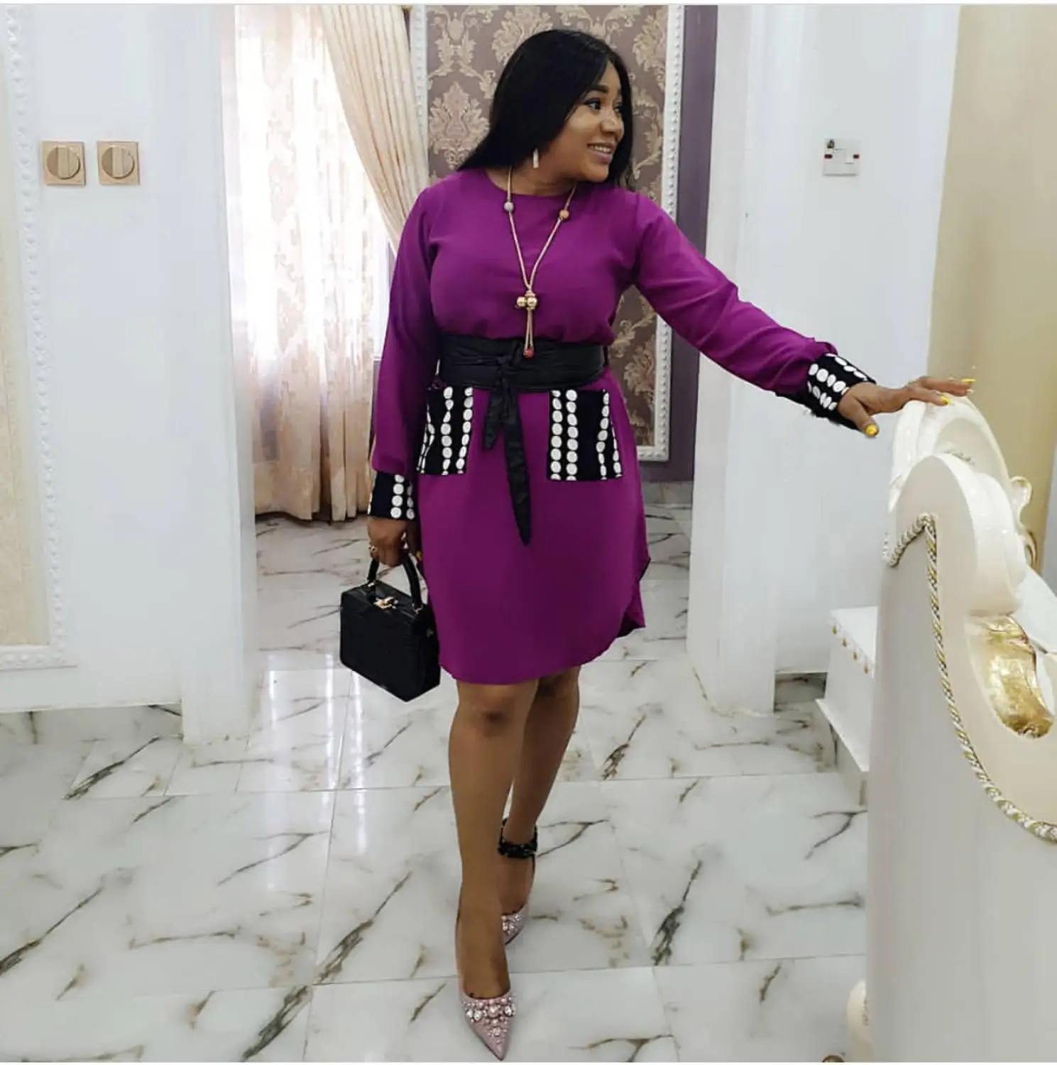 tilapia summer loose short dot dress solid fashion office lady style dress with pockets
tilapia summer loose short dot dress solid fashion office lady style dress with pockets