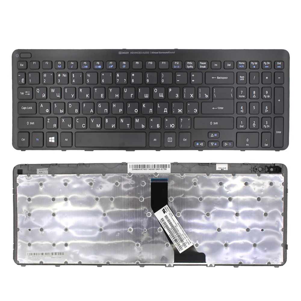 Russian laptop keyboard for ACER Aspire V5 V5-531 V5-531G V5-551 V5-551G V5-571 V5-571G V5-571P V5-531P M5-581 Blue RU
Russian laptop keyboard for ACER Aspire V5 V5-531 V5-531G V5-551 V5-551G V5-571 V5-571G V5-571P V5-531P M5-581 Blue RU