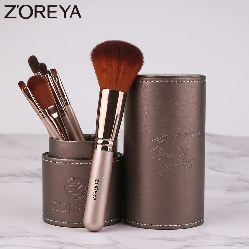 Zoreya Brand 7Pcs Comfortable Makeup Brushes Soft Synthetic Hair Powder Foundation Eye shadow Concealer Lip Brush
Zoreya Brand 7Pcs Comfortable Makeup Brushes Soft Synthetic Hair Powder Foundation Eye shadow Concealer Lip Brush