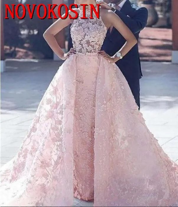 2019 Halter Prom Dresses With Detachable Train Lace Appliques Sleeveless Evening Dresses Sweep Train Back Hollow Party Dress
2019 Halter Prom Dresses With Detachable Train Lace Appliques Sleeveless Evening Dresses Sweep Train Back Hollow Party Dress