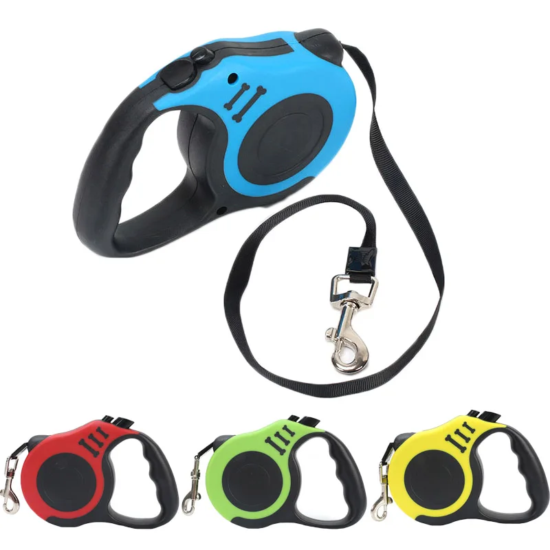 

3M/5M Retractable Dog Leash Automatic Extending Nylon Rope Pet Leash Puppy Walking Dog Lead Rope For Small Dog Pet Supplies