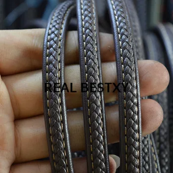 REAL BESTXY 5m/lot 8*5mm brown sewing leather cords stitching leather cords for bracelets making leather strings ropes leather
REAL BESTXY 5m/lot 8*5mm brown sewing leather cords stitching leather cords for bracelets making leather strings ropes leather