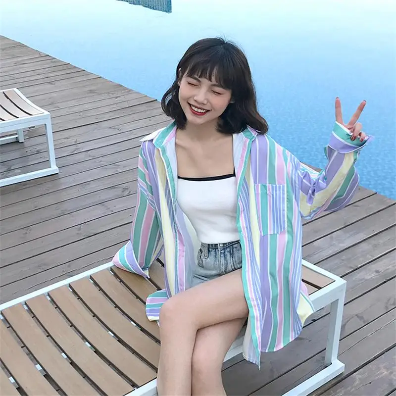Casual Vintage casual plaid shirt women's summer shirts kawaii Ulzzang lovely female Sweet harajuku cute top for women Tunic
Casual Vintage casual plaid shirt women's summer shirts kawaii Ulzzang lovely female Sweet harajuku cute top for women Tunic