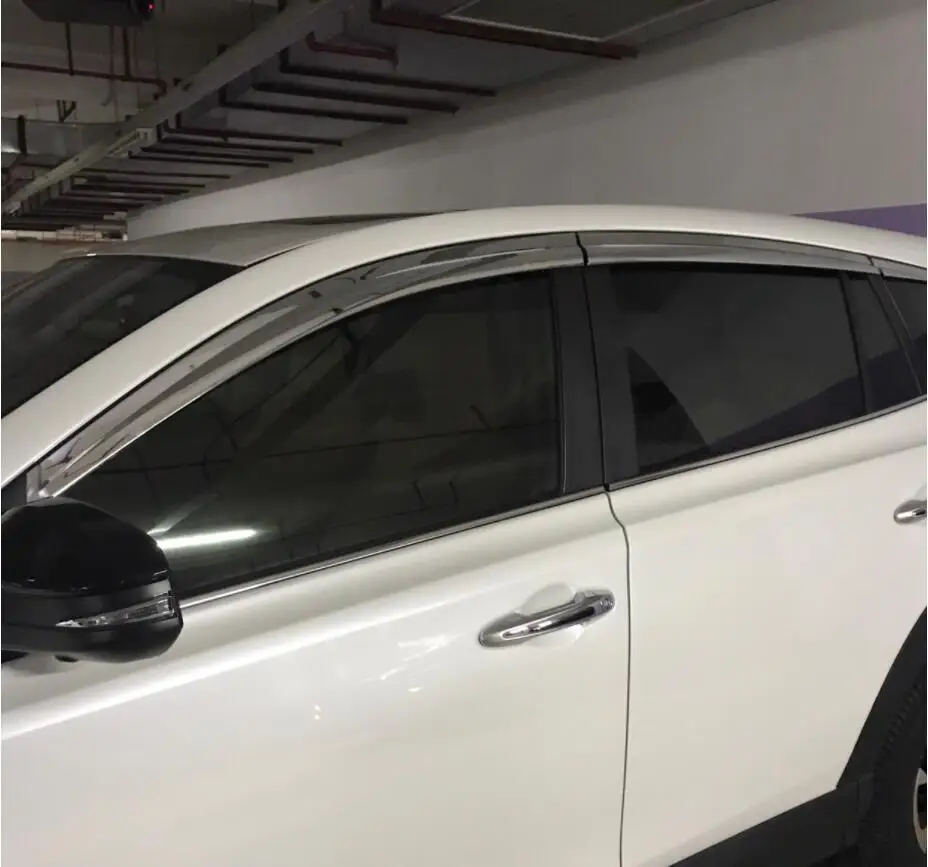 ABS Chrome plastic Window Visor Vent Shades Sun Rain Guard car accessories for Toyota RAV4 RAV-4 2013-2016-2018 2019 car styling
ABS Chrome plastic Window Visor Vent Shades Sun Rain Guard car accessories for Toyota RAV4 RAV-4 2013-2016-2018 2019 car styling