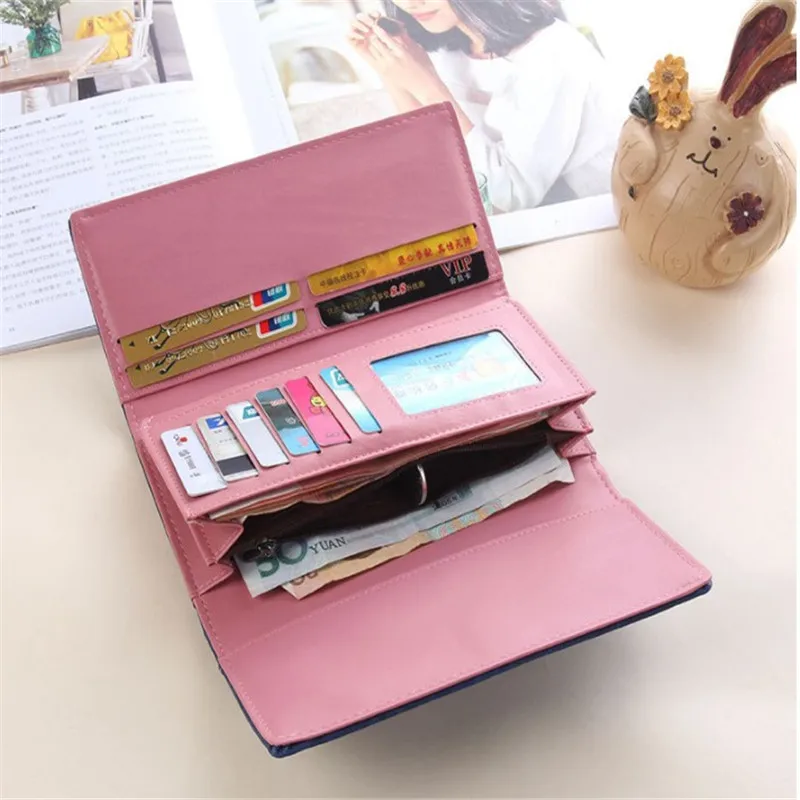 women wallets Unistyle Fashion Retro Matte Stitching Wallet Women Long Purse Clutch Women Casual Hasp Wallet Handbag
women wallets Unistyle Fashion Retro Matte Stitching Wallet Women Long Purse Clutch Women Casual Hasp Wallet Handbag