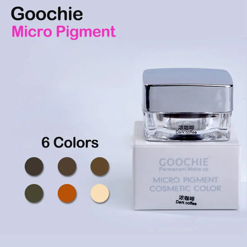 Goochie Permanent Makeup Microblading Eyebrow pigments for tattoo Eyebrow&Lip Tattoo Ink Micro Pigment 6 Colors Available
Goochie Permanent Makeup Microblading Eyebrow pigments for tattoo Eyebrow&Lip Tattoo Ink Micro Pigment 6 Colors Available