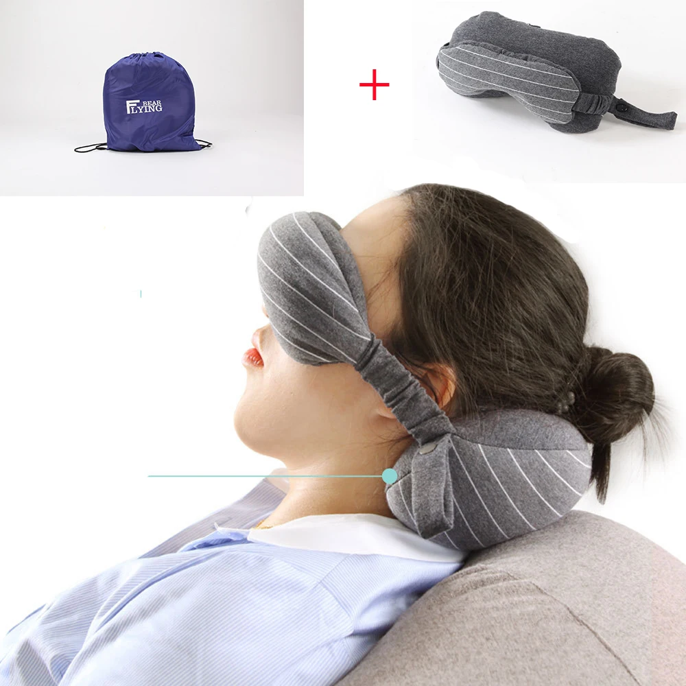 2019 Multi-Function Business Travel Neck Pillow & Eye Mask & Storage Bag with Handle Portable 70g Size 13*14*24cm Comfortable 
2019 Multi-Function Business Travel Neck Pillow & Eye Mask & Storage Bag with Handle Portable 70g Size 13*14*24cm Comfortable