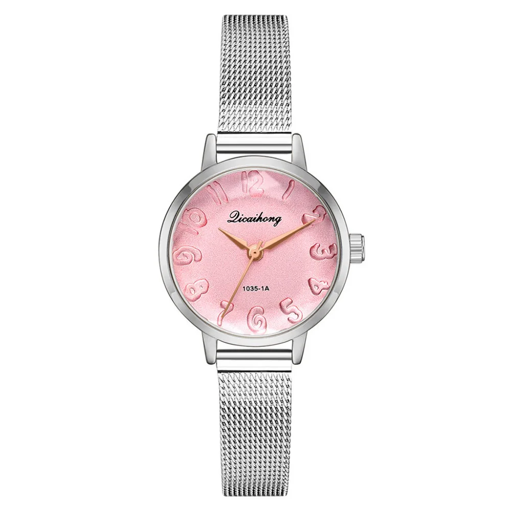 Stainless Steel Mesh Belt Fashion Simple Women Watch Exquisite Small Dial Digital Watch Quartz Wrist Watch Gift Clock Kol Saat#W
Stainless Steel Mesh Belt Fashion Simple Women Watch Exquisite Small Dial Digital Watch Quartz Wrist Watch Gift Clock Kol Saat#W