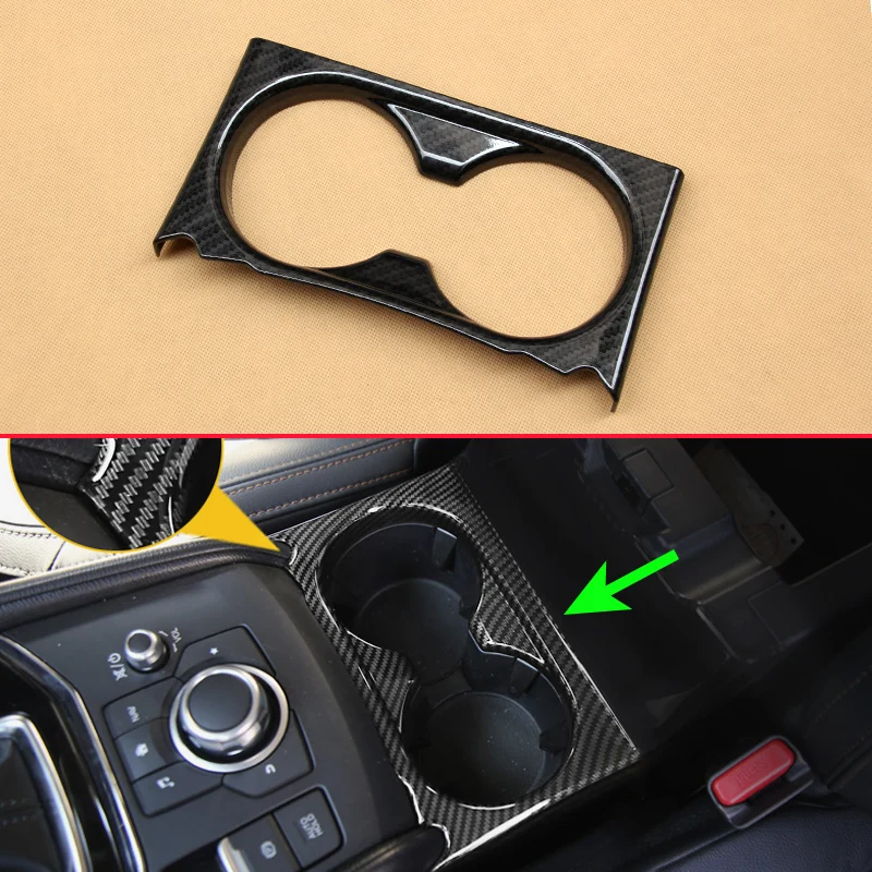 Car Front Water Cup Holder Carbon Fiber Overlay For Mazda CX-5 (KF) 2017 2018 2019 Accessories Molding Styling Trims
Car Front Water Cup Holder Carbon Fiber Overlay For Mazda CX-5 (KF) 2017 2018 2019 Accessories Molding Styling Trims