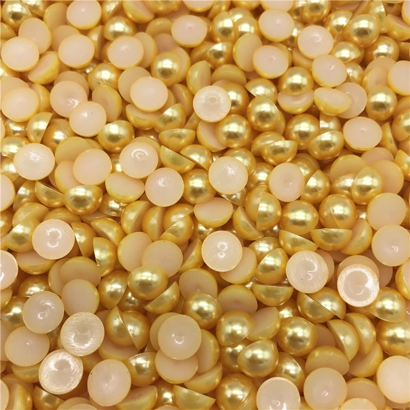 4-10mm Gold Imitation Pearl Half Round Pearl Bead Flat Back Scrapbook For Phone Case Scrapbook Women Nail Art Jewelry Making
4-10mm Gold Imitation Pearl Half Round Pearl Bead Flat Back Scrapbook For Phone Case Scrapbook Women Nail Art Jewelry Making