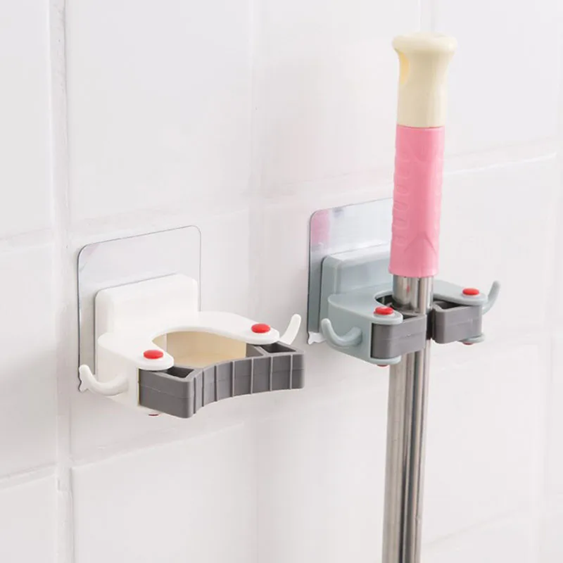 Multifunctional 2 in1 Seamless Adhesive Mop Broom Towel Storage Holder Rack Self Adhesive Bathroom Hook Clip Gripper
Multifunctional 2 in1 Seamless Adhesive Mop Broom Towel Storage Holder Rack Self Adhesive Bathroom Hook Clip Gripper