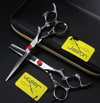 4Pcs Suit Hairdressing Scissor 6 inch 17.5cm Brand Jason TOP GRADE Japan 440C Cutting Scissors Thinning Shears Hair Scissors
4Pcs Suit Hairdressing Scissor 6 inch 17.5cm Brand Jason TOP GRADE Japan 440C Cutting Scissors Thinning Shears Hair Scissors