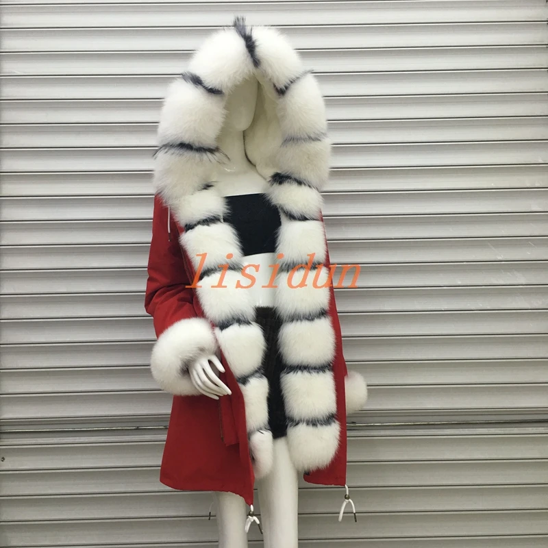 2018 Real fur coat fox parkas winter jacket coat women parka big real raccoon fur collar natural fox fur liner long outerwear
2018 Real fur coat fox parkas winter jacket coat women parka big real raccoon fur collar natural fox fur liner long outerwear