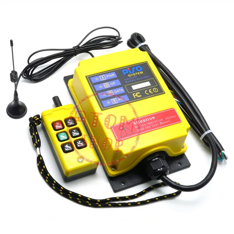 6 Channels Industrial wireless remote control F21-4S-Y crane switch single speed high speed Long distance 500 meter lift
6 Channels Industrial wireless remote control F21-4S-Y crane switch single speed high speed Long distance 500 meter lift