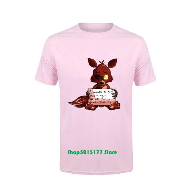 Funny Fnaf Clipart Foxy T-Shirt Men tshirt Cunning and cute FireFox Short Sleeve O Neck Tops Tee Men t shirt
Funny Fnaf Clipart Foxy T-Shirt Men tshirt Cunning and cute FireFox Short Sleeve O Neck Tops Tee Men t shirt