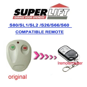 5pcs SUPERLIFT S80/SL1/SL2 /S26/S66/S60 motor replacement remote rolling code high quality Very good
5pcs SUPERLIFT S80/SL1/SL2 /S26/S66/S60 motor replacement remote rolling code high quality Very good