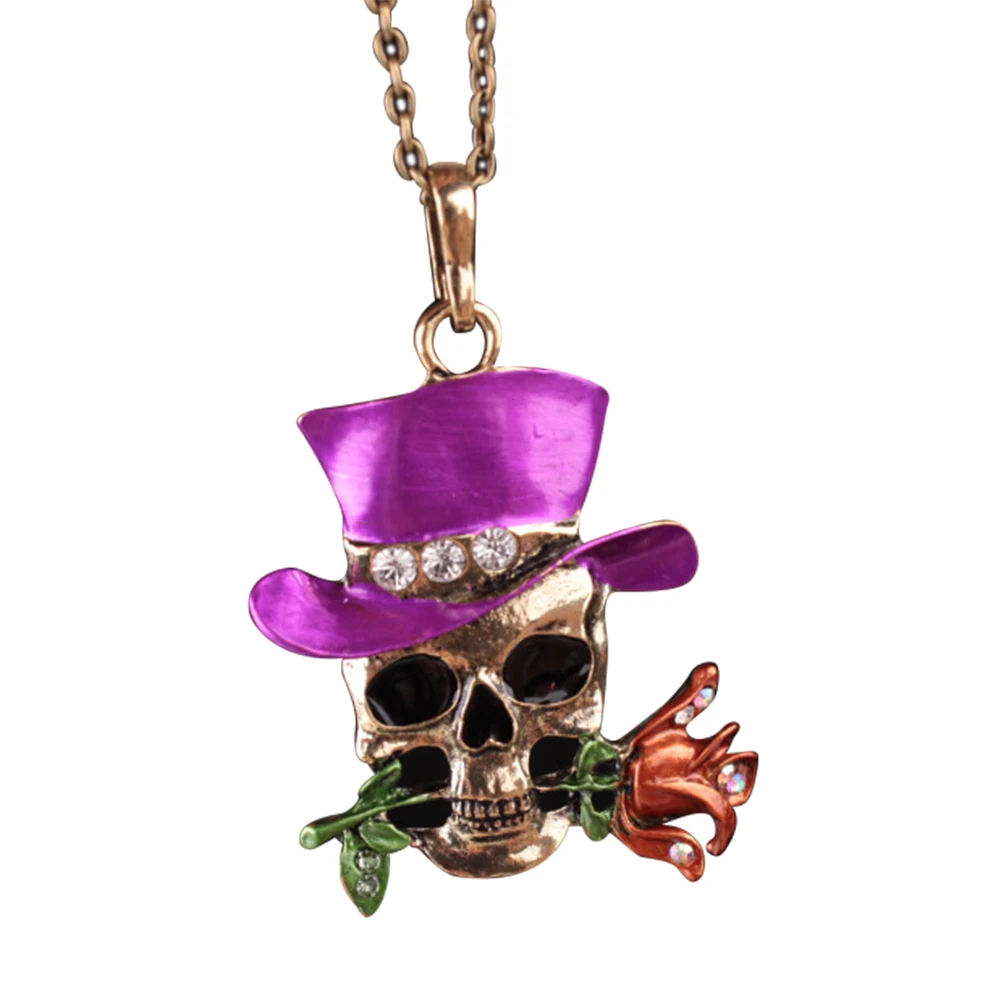 Bluelans Unisex Jewelry Charm Halloween Party Skull Flower Pendant Chain Necklace Gift
Bluelans Unisex Jewelry Charm Halloween Party Skull Flower Pendant Chain Necklace Gift