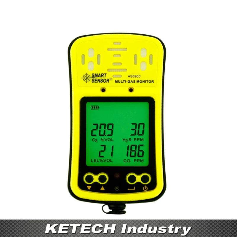 AS8900 Portable Multi Gas Detection Monitor Tester For Oxygen / Carbon Monoxide / Hydrothion / Combustible
AS8900 Portable Multi Gas Detection Monitor Tester For Oxygen / Carbon Monoxide / Hydrothion / Combustible