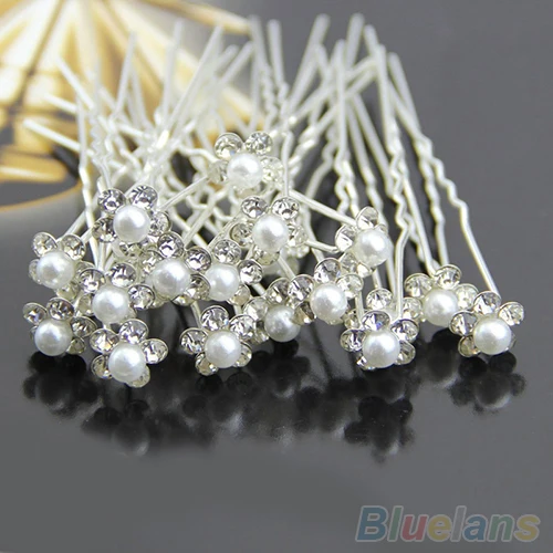 20Pcs Wedding Bridal Pearl Flower Rhinestone Crystal Hair Clip Pins Bridesmaid 4DGJ
20Pcs Wedding Bridal Pearl Flower Rhinestone Crystal Hair Clip Pins Bridesmaid 4DGJ