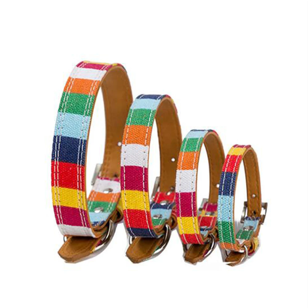 Dog Collar Strip Canvas + PU Leather Simple Soft Adjustable for Dog Cats Size XXS /XS /S /M /L Dog Cute Gift
Dog Collar Strip Canvas + PU Leather Simple Soft Adjustable for Dog Cats Size XXS /XS /S /M /L Dog Cute Gift