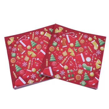20pcs/lot New arrived Lovely printed Xmas Color Paper Napkins serviette for Merry Christmas party Supplies home Decoration
20pcs/lot New arrived Lovely printed Xmas Color Paper Napkins serviette for Merry Christmas party Supplies home Decoration
