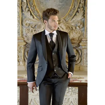Top Selling terno masculino Mens Suits Tuxedo 2017 Slim Fit grey Groom Bridegroom suit wedding suits for men (Jacket+Pants+vest)
Top Selling terno masculino Mens Suits Tuxedo 2017 Slim Fit grey Groom Bridegroom suit wedding suits for men (Jacket+Pants+vest)