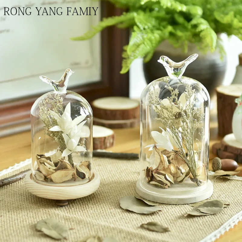 Birds Glass Cover Dried Flowers Micro Landscape Ornaments Nordic Country Garden Style Home Store Cafe Decoration Creative Gifts
Birds Glass Cover Dried Flowers Micro Landscape Ornaments Nordic Country Garden Style Home Store Cafe Decoration Creative Gifts
