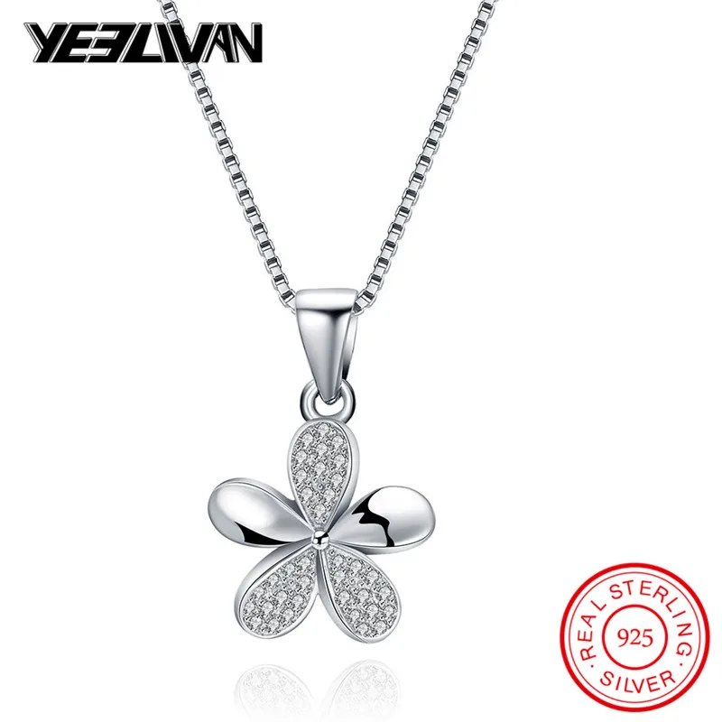 New 925 Sterling Silver Flower Chain Choker Necklace Fashion Pendant Necklace Wedding Jewelry for Women Girls Female
New 925 Sterling Silver Flower Chain Choker Necklace Fashion Pendant Necklace Wedding Jewelry for Women Girls Female