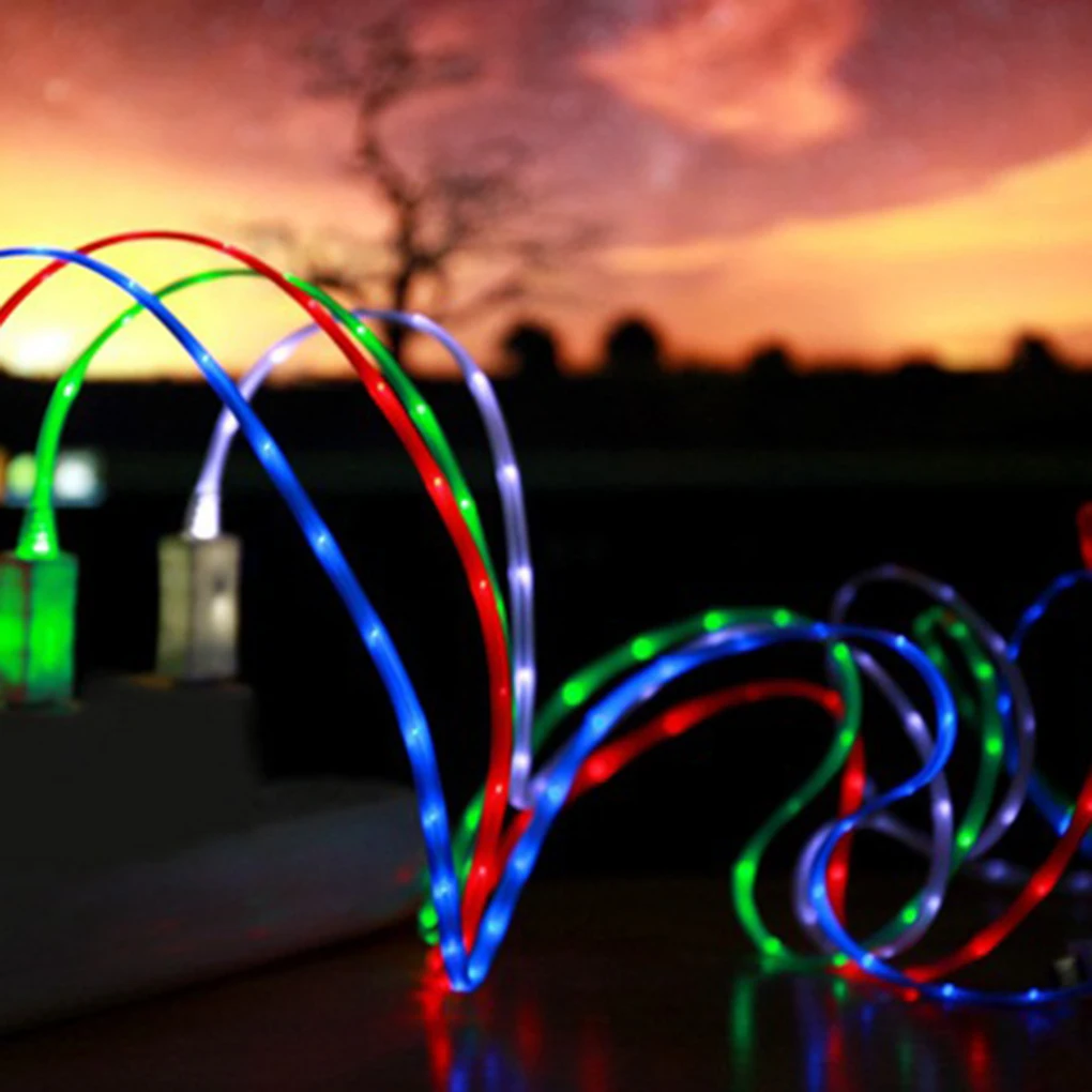 1M Visible Flowing Mircro USB Smart Charging Data Lighting Cable for iPhone 6 X Line LED Wire Luminous Flat Charging for Samsung
1M Visible Flowing Mircro USB Smart Charging Data Lighting Cable for iPhone 6 X Line LED Wire Luminous Flat Charging for Samsung
