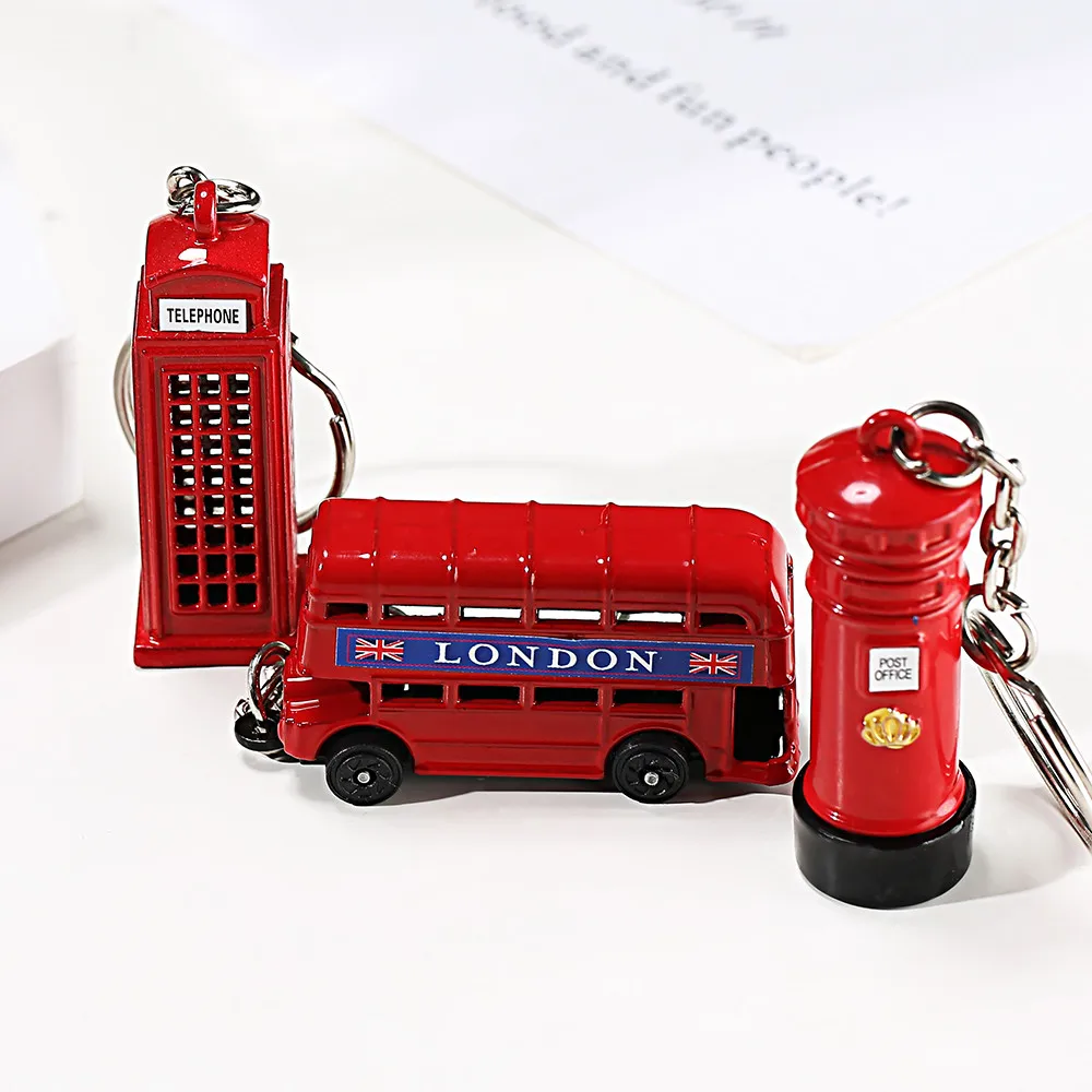 London Classic Souvenir Key Chains Street Mailbox Telephone Booth Bus Creatinve Funny Charm Key chains fine jewelry for car door
London Classic Souvenir Key Chains Street Mailbox Telephone Booth Bus Creatinve Funny Charm Key chains fine jewelry for car door