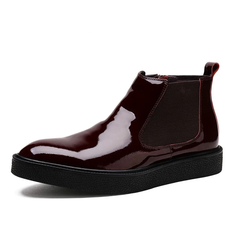 Cow Leather Men High-end Chelsea Boots Best-selling Man Ankle Boots Shoes Top Quality Flats Boots Large Size 37-44 JS-A0120
Cow Leather Men High-end Chelsea Boots Best-selling Man Ankle Boots Shoes Top Quality Flats Boots Large Size 37-44 JS-A0120