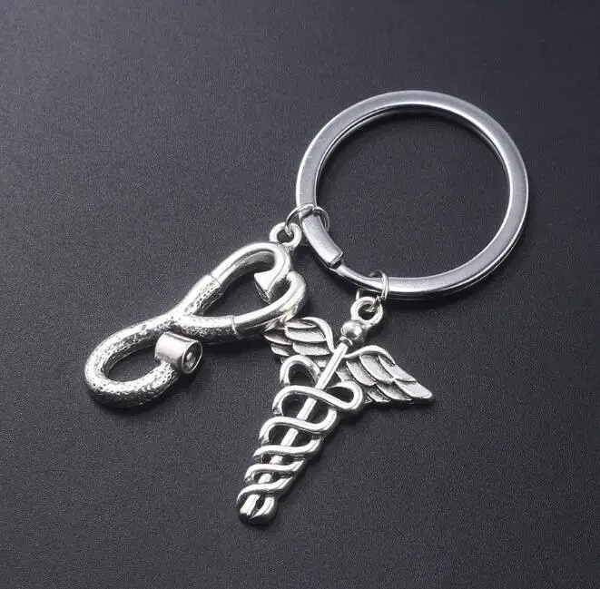 10pcs High quality Alloy can customized RN nurse Stethoscope medical Jewelry Key Holder/keychain
10pcs High quality Alloy can customized RN nurse Stethoscope medical Jewelry Key Holder/keychain
