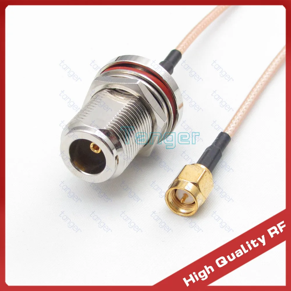 RF cable 3feet N type female jack waterproof with nut to SMA male plug RG316 RG-316 Coaxial Pigtail Jumper cable 40inch 100cm
RF cable 3feet N type female jack waterproof with nut to SMA male plug RG316 RG-316 Coaxial Pigtail Jumper cable 40inch 100cm