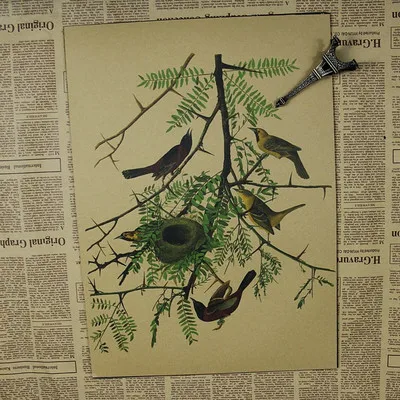 Nightingale Beauty Bird Vintage Poster Retro Decorative Painting Kraft Paper for Living Room Wall Sticker
Nightingale Beauty Bird Vintage Poster Retro Decorative Painting Kraft Paper for Living Room Wall Sticker