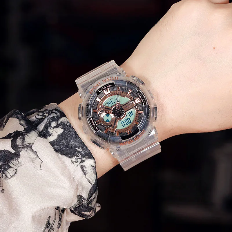 Waterproof Lovers Watches New Fashion Casual LED Digital Outdoor Sports Watch Men Multifunction Student Digital Wrist Watches
Waterproof Lovers Watches New Fashion Casual LED Digital Outdoor Sports Watch Men Multifunction Student Digital Wrist Watches