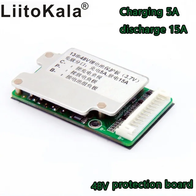 E-Bike Battery 13 s 48 V Lithium Ion Cells 40A 18650 Battery Protection bms printed circuit board balance
E-Bike Battery 13 s 48 V Lithium Ion Cells 40A 18650 Battery Protection bms printed circuit board balance