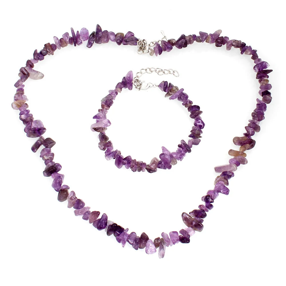 YYW Hot Sale Natural Real Agata Amethysts Quartz Sea Opal Moon Stone Jewelry Single Chips Stone Beaded Bracelets Necklace Set
YYW Hot Sale Natural Real Agata Amethysts Quartz Sea Opal Moon Stone Jewelry Single Chips Stone Beaded Bracelets Necklace Set