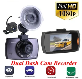 2.7 Inch Car DVR Camera 1080P 140 Degree Wide Angle Dual Lens Night Vision Dash Camcorder Video Recorder Parking Monitor 
2.7 Inch Car DVR Camera 1080P 140 Degree Wide Angle Dual Lens Night Vision Dash Camcorder Video Recorder Parking Monitor