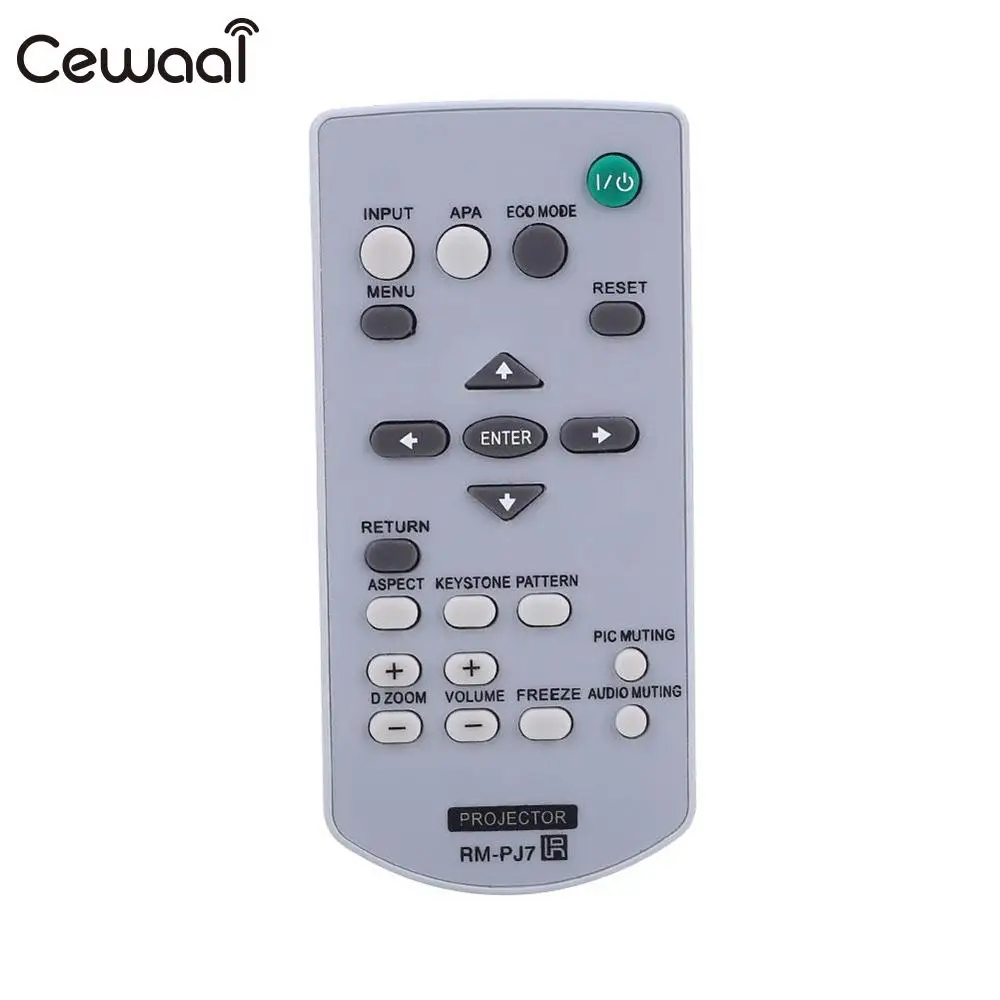Cewaal 433MHZ 3 LCD Digital Data Projector Remote Control Replacement Parts For Sony RM-PJ7 RC Controllers
Cewaal 433MHZ 3 LCD Digital Data Projector Remote Control Replacement Parts For Sony RM-PJ7 RC Controllers