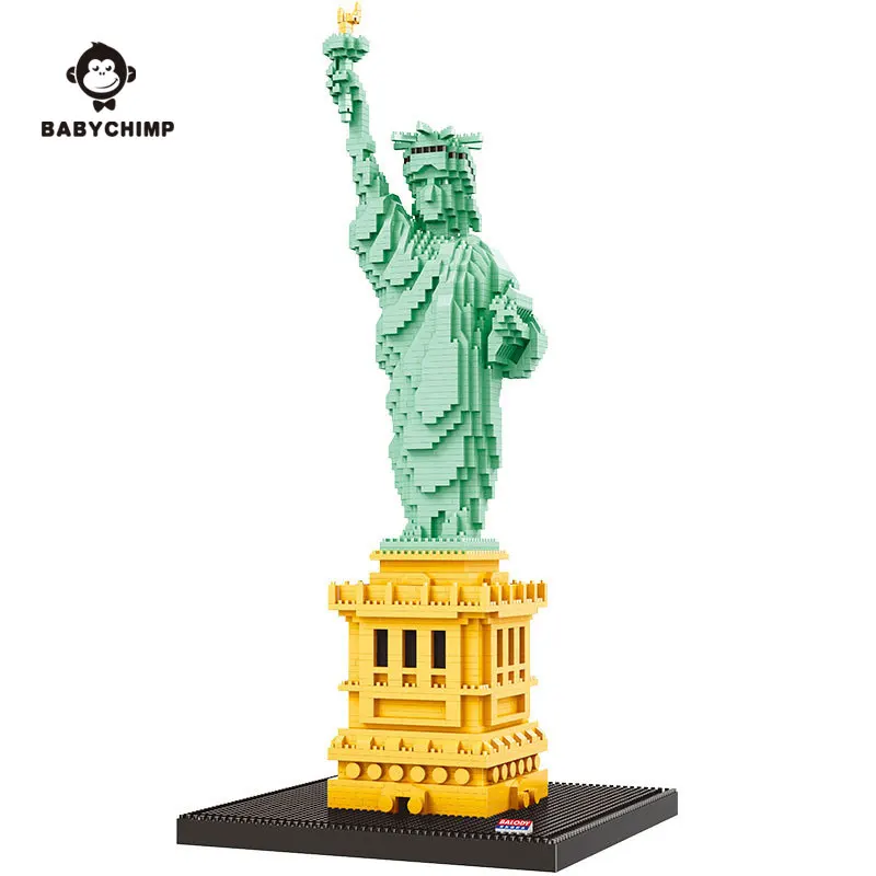 2510pcs World Famous Architecture Statue of Liberty DIY 3D Model Diamond Mini Building Blocks Bricks Collection Toy For Children
2510pcs World Famous Architecture Statue of Liberty DIY 3D Model Diamond Mini Building Blocks Bricks Collection Toy For Children