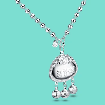 women's 925 sterling silver necklace ethnic letter pendant necklaces Solid silver charm jewelry birthday present Free shipping
women's 925 sterling silver necklace ethnic letter pendant necklaces Solid silver charm jewelry birthday present Free shipping